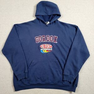 Vintage Jeff Gordon Dupont Motorsports Hoodie Sweatshirt Sz XL NASCAR Racing